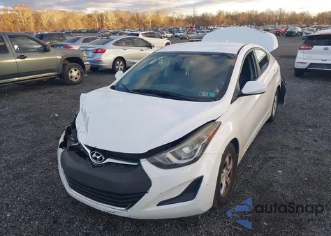 2015 Hyundai Elantra Se from USA, damaged, VIN 5NPDH4AE9FH595731